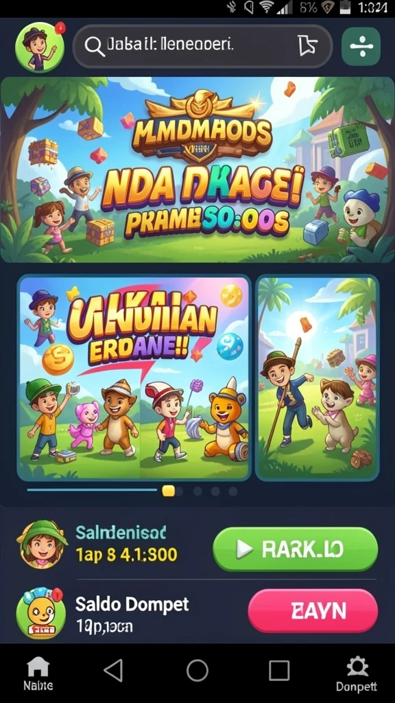Karakter yang dapat dikustomisasi dengan mudah.