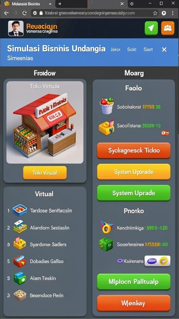 Tampilan antarmuka yang ramah pengguna.