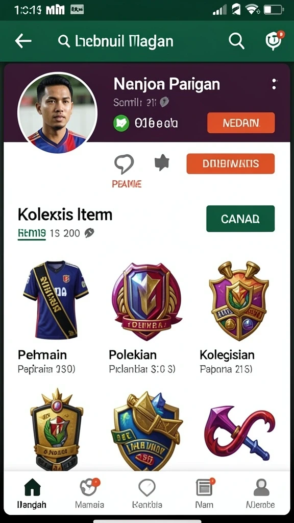 Tampilan awal yang menarik dan penuh warna.