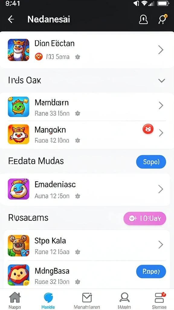 Tampilan antarmuka yang menarik dan intuitif.