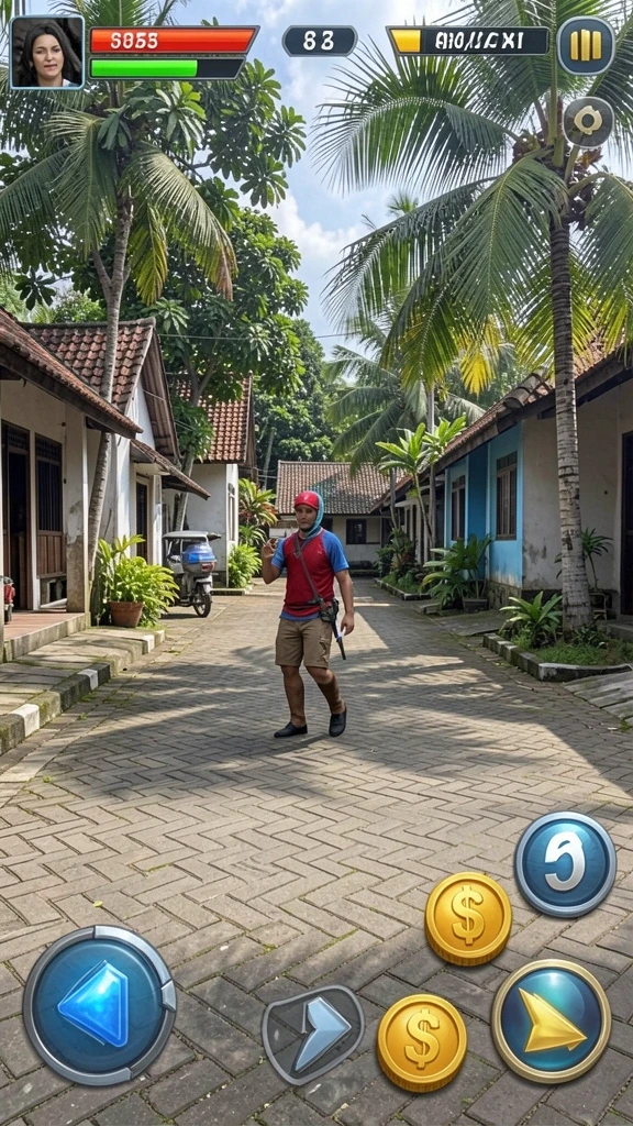 Tampilan antarmuka yang sederhana dan menarik.