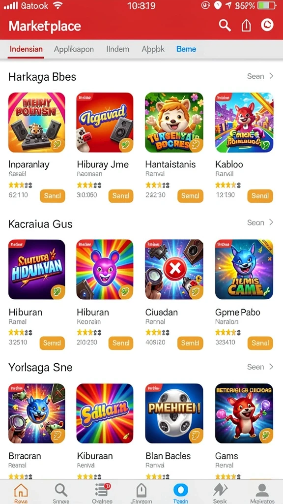 Peluang hadiah yang menarik setiap hari.