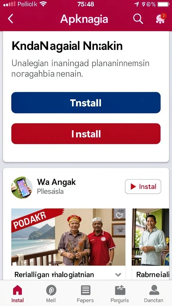 Tampilan antarmuka yang intuitif dan menarik.