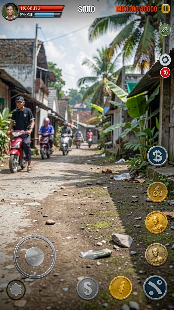 Karakter-karakter menarik yang dapat dipilih.