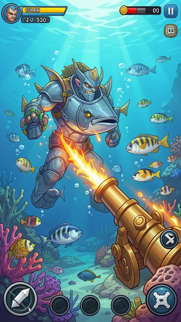 Screenshot menunjukkan tampilan utama game yang menarik.