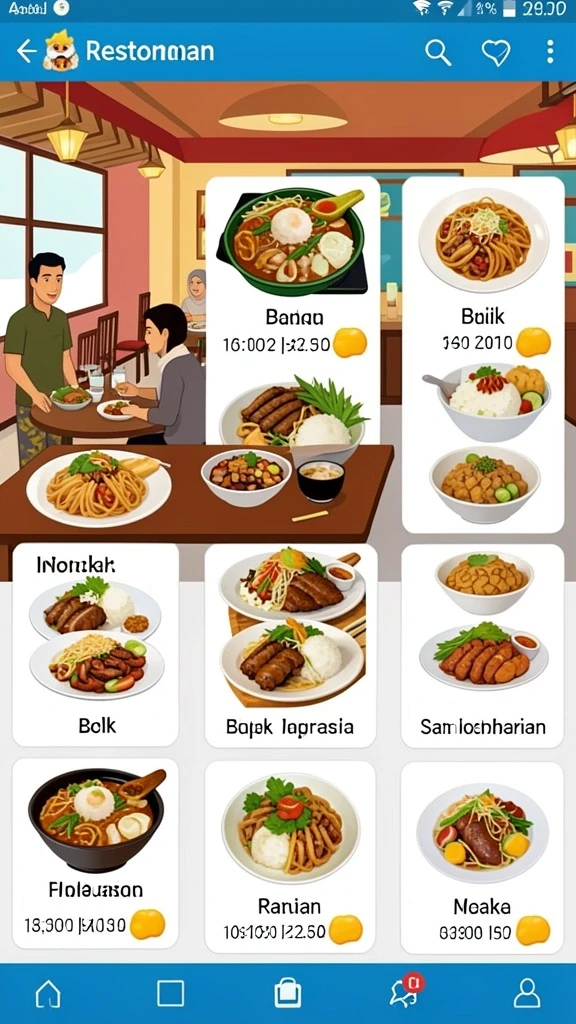 Momen seru saat berkompetisi dengan pemain lain secara online.