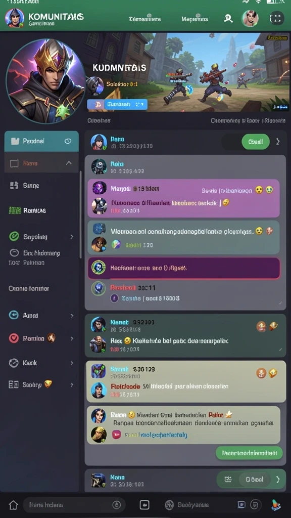 Karakter-karakter unik yang dapat Anda pilih untuk dimainkan.