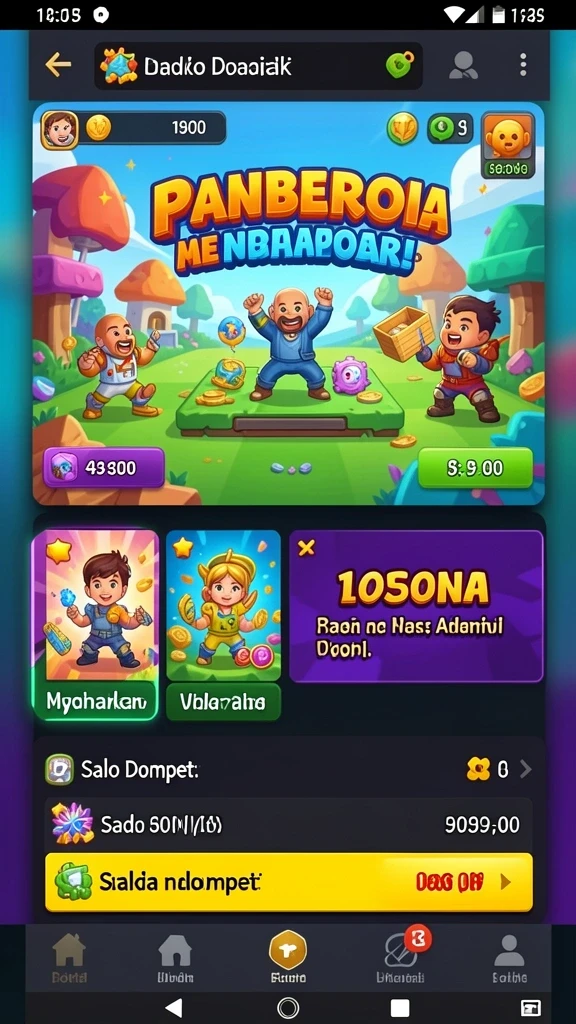 Pengalaman bermain yang seru dengan tantangan menarik.