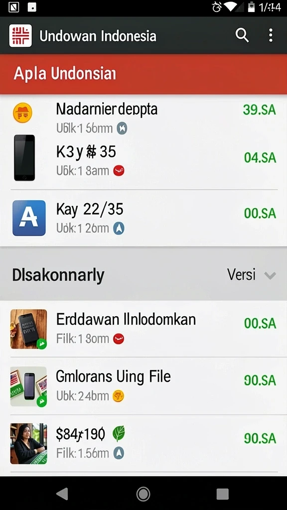 Tampilan utama aplikasi yang intuitif dan menarik.