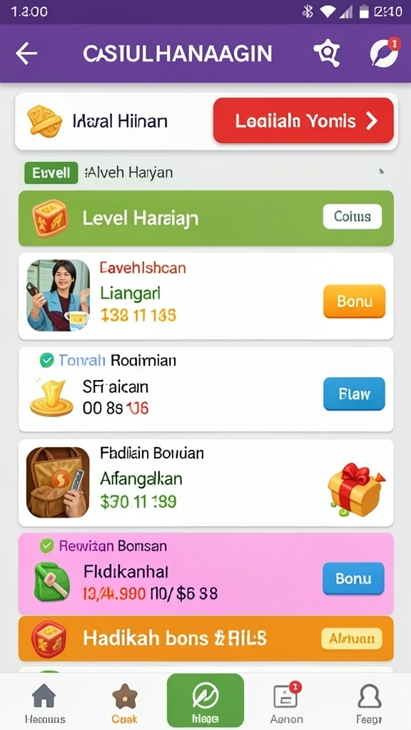 Tampilan antarmuka yang modern dan user-friendly.