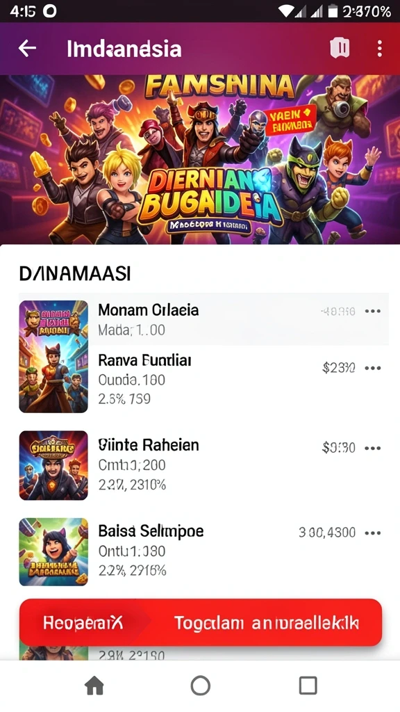 Tampilan antarmuka yang ramah pengguna.