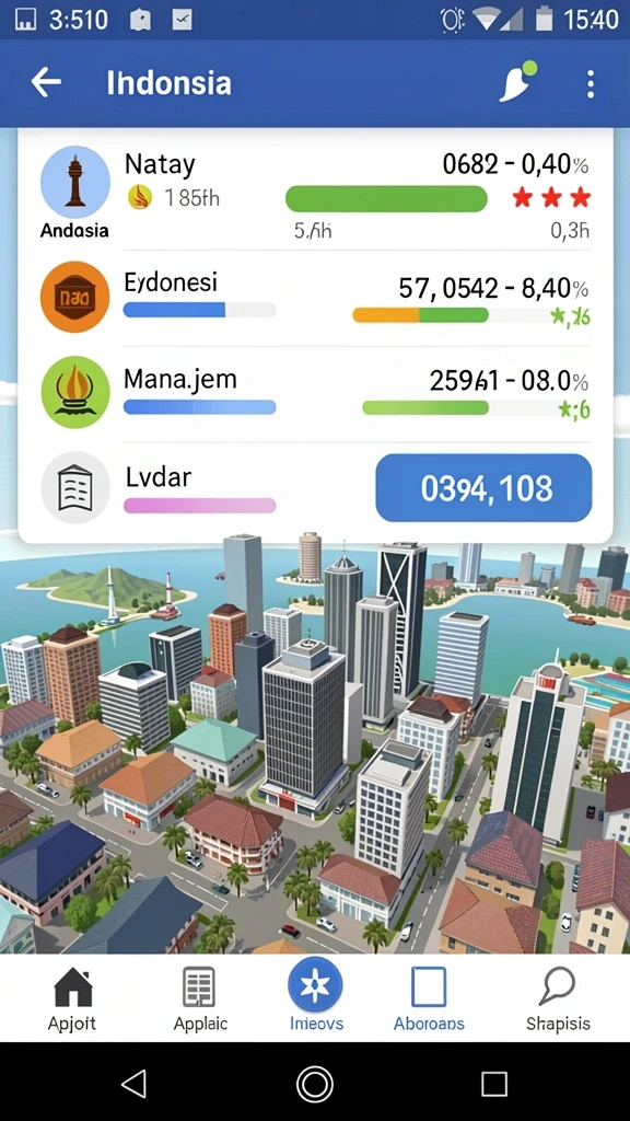 Screenshot menunjukkan tampilan antarmuka pengguna yang menarik.