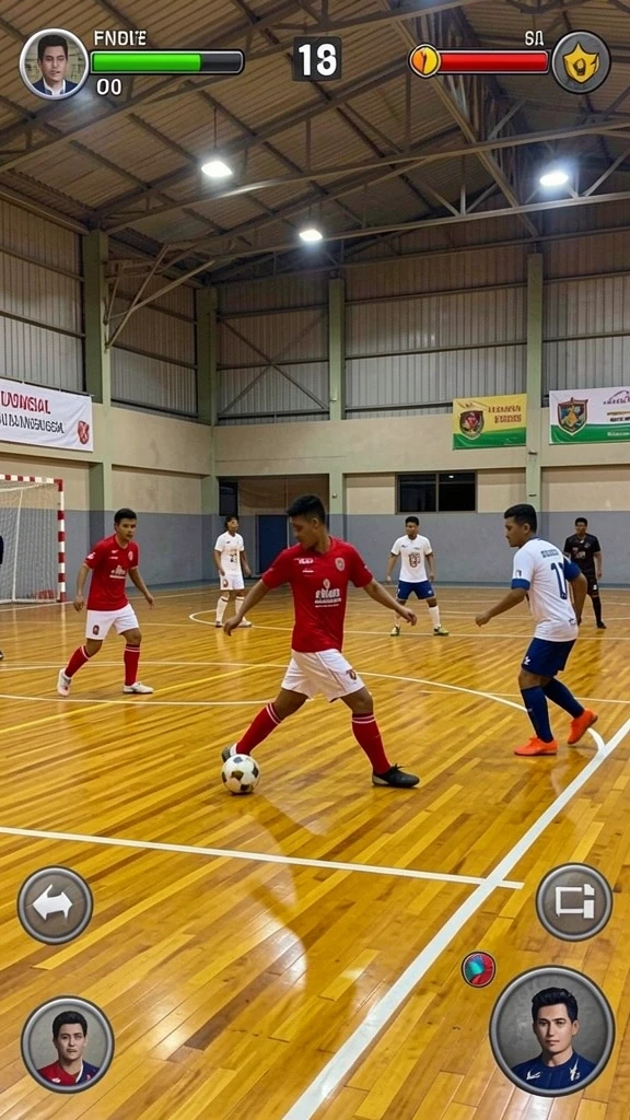 Tangkapan layar memperlihatkan interaksi sosial antar pemain.