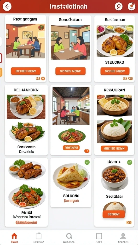 Tampilan antarmuka yang menarik dan intuitif.