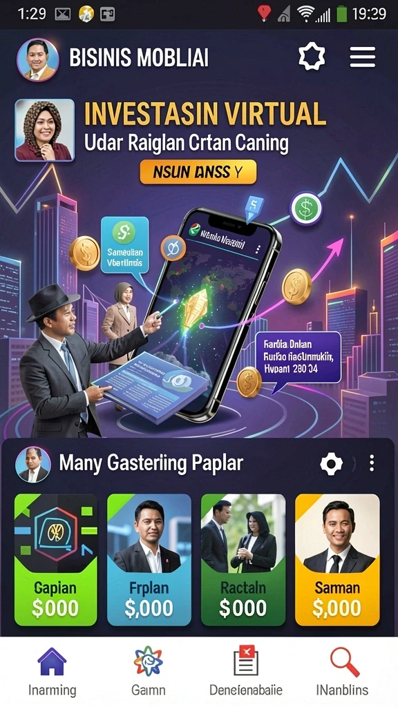 Ilustrasi grafis permainan saat bertarung.