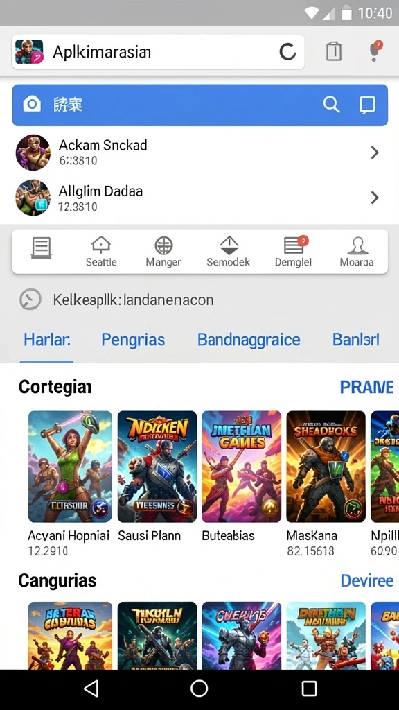 Tampilan grafis yang menarik dan futuristik.
