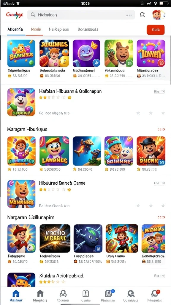 Tampilan utama game TEMPUR99 yang memikat.