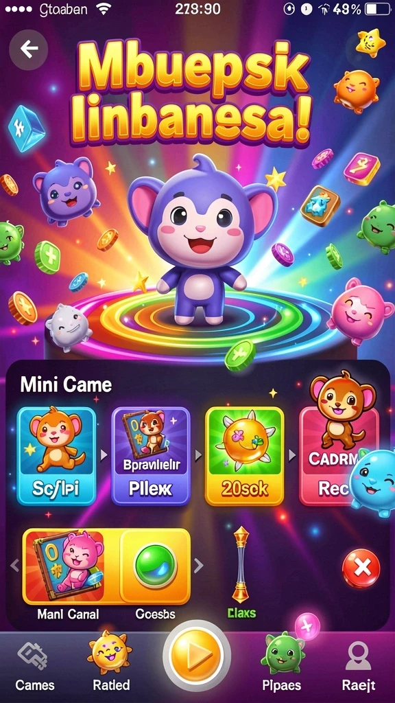 Screenshot menunjukkan menu utama TOTO1000 yang mudah digunakan.