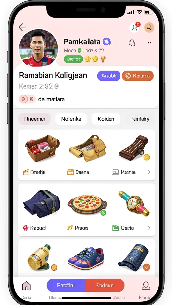 Tampilan antarmuka pengguna yang intuitif.
